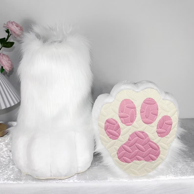 Reference direction for custom faux fur paws